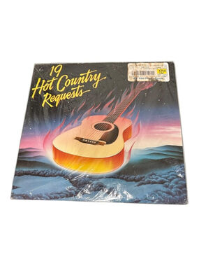 Vintage 19 Hot Country Requests Vinyl LP 1980s Compilation Country Album Black